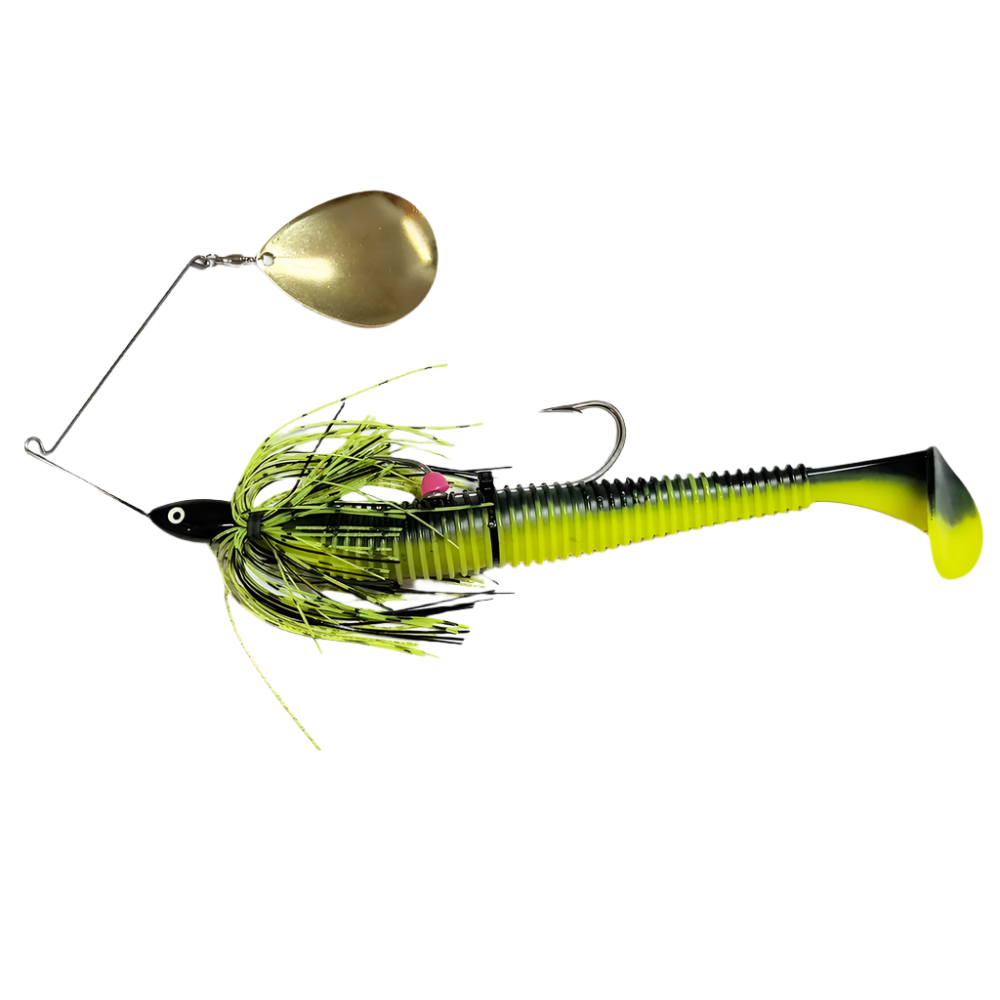 SCOPE BAIT 200mm Primal Paddle 1oz Black/Chartreuse