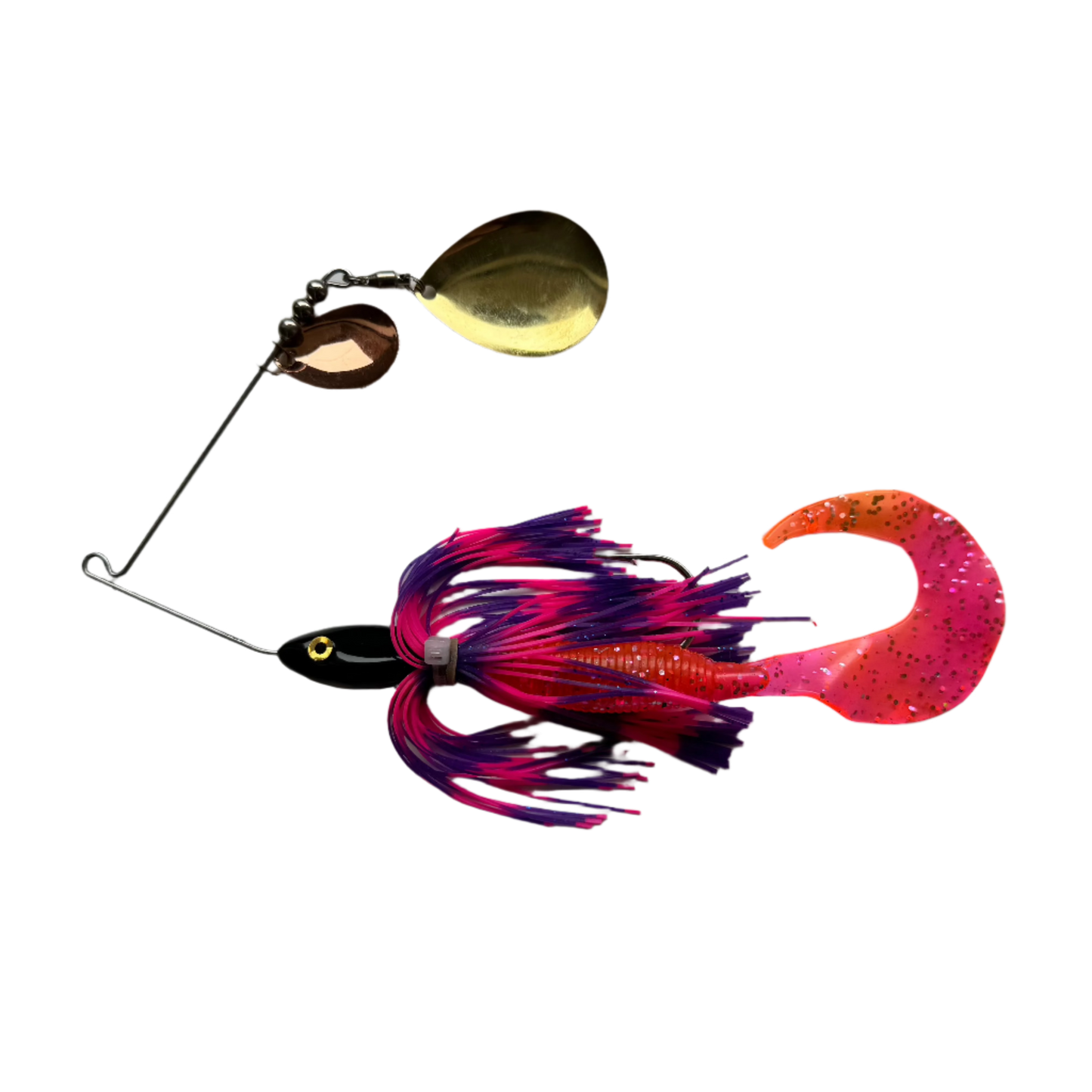 1oz SINGLE ARM SPINNER BAIT - Pink/Purple
