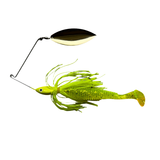 1oz SINGLE ARM SPINNER BAIT - Chartreuse