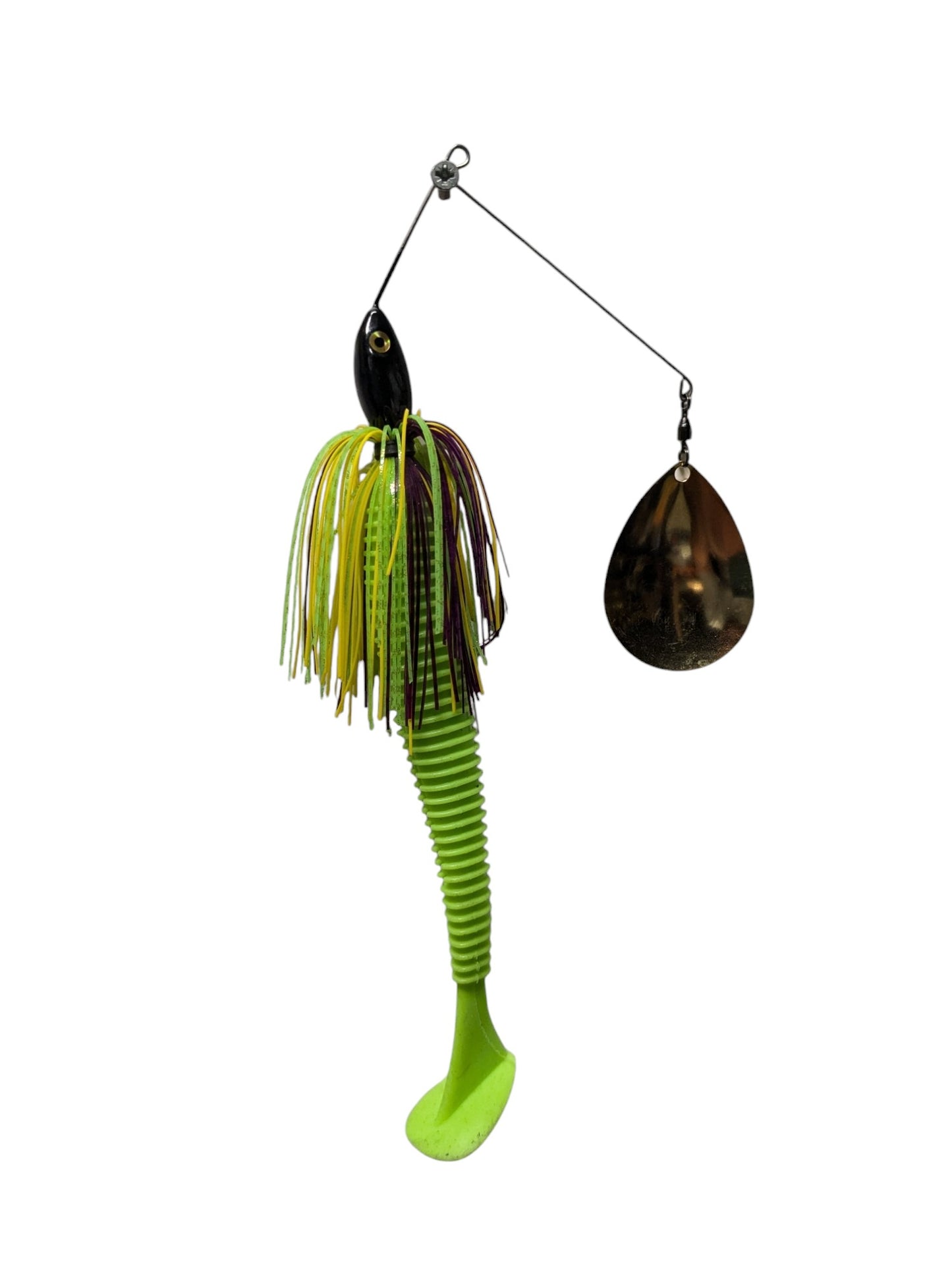 1 oz Spinnerbait Rigged 7" GREEN MAMBA 60g