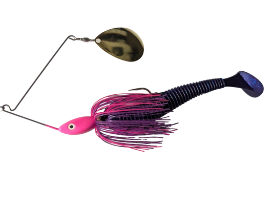 1 oz Spinnerbaits COSMIC PINK AND PURPLE