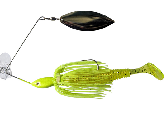 1oz SINGLE ARM SPINNER BAIT - Chartreuse