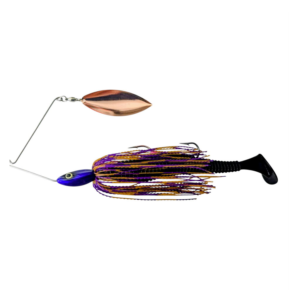1oz spinnerbait Peanut butter and jelly – Primal Spin Baits