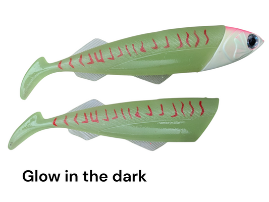 Tuna trolling plastics