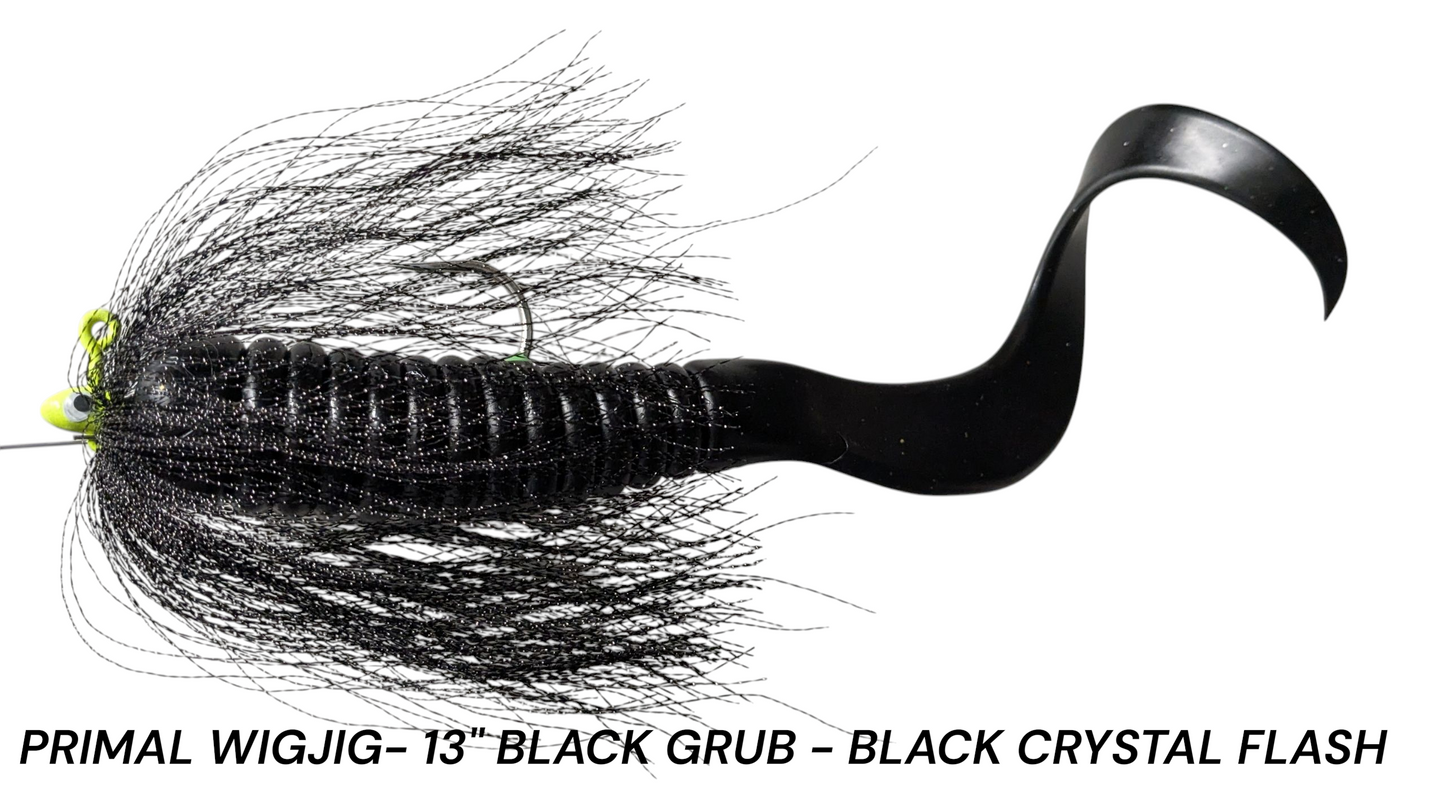 PRIMAL WigJig 13"black grub