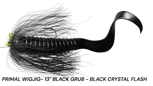 PRIMAL WigJig 13"black grub