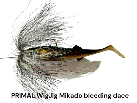 PRIMAL WigJig Mikado JAWS MPT 22cm bleeding dace